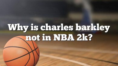 Why is charles barkley not in NBA 2k?