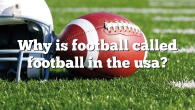 Why is football called football in the usa?