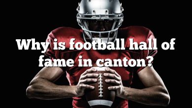 Why is football hall of fame in canton?