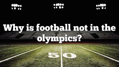 Why is football not in the olympics?