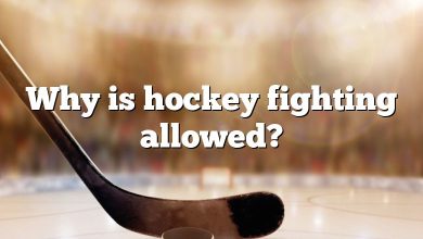 Why is hockey fighting allowed?