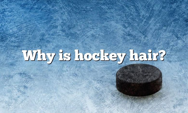 Why is hockey hair?