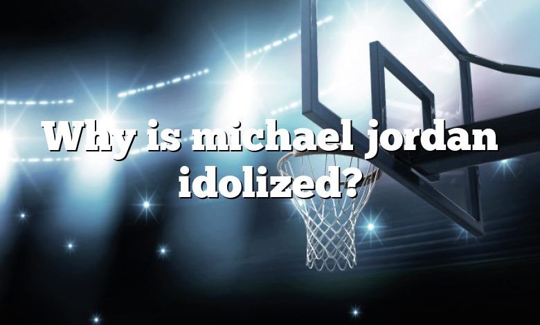 Why is michael jordan idolized?