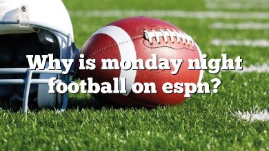 Why is monday night football on espn?