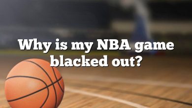 Why is my NBA game blacked out?