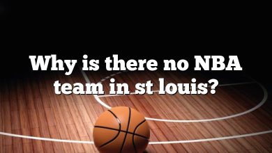 Why is there no NBA team in st louis?