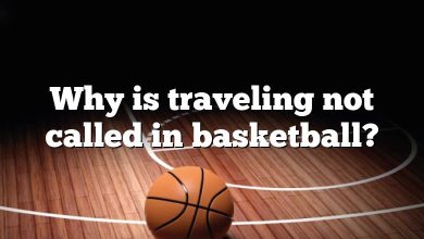 Why is traveling not called in basketball?