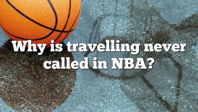 Why is travelling never called in NBA?