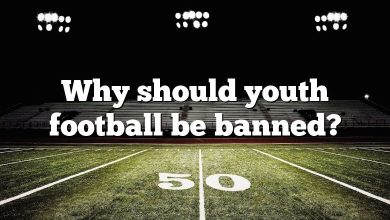 Why should youth football be banned?