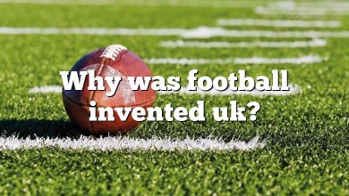 Why was football invented uk?