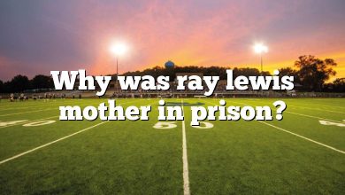 Why was ray lewis mother in prison?