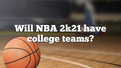 Will NBA 2k21 have college teams?