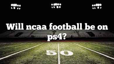 Will ncaa football be on ps4?