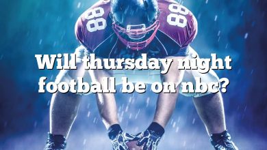 Will thursday night football be on nbc?