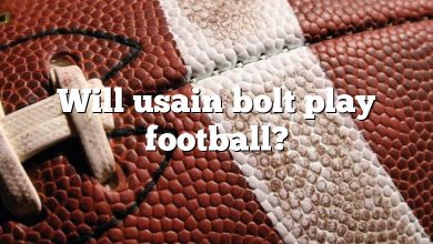 Will usain bolt play football?