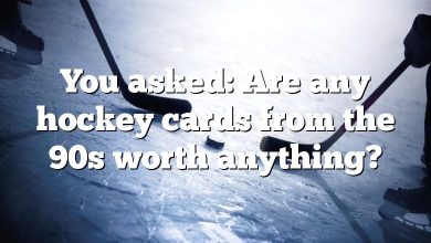 You asked: Are any hockey cards from the 90s worth anything?