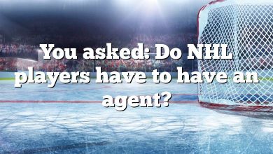 You asked: Do NHL players have to have an agent?