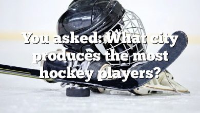 You asked: What city produces the most hockey players?