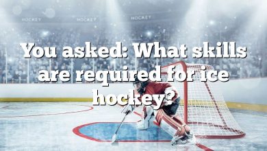 You asked: What skills are required for ice hockey?