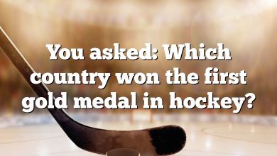 You asked: Which country won the first gold medal in hockey?