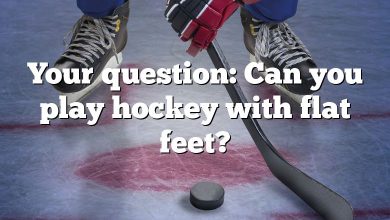 Your question: Can you play hockey with flat feet?