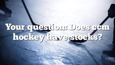 Your question: Does ccm hockey have stocks?